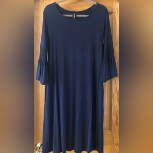 Agnes & Dora Blue Walker Bloom Dress Small EUC